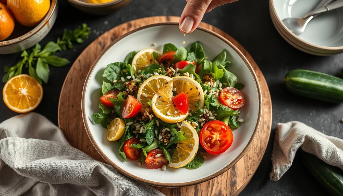 Home cook preparing ingredients in the kitchen