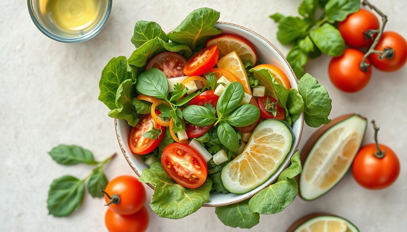 Fresh seasonal cooking dish